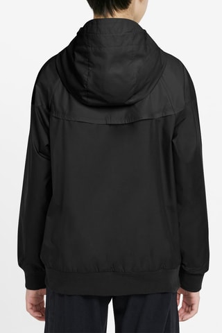 Coupe-vent à capuche Nike Sportswear Windrunner - Noir