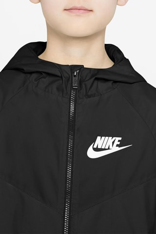 Coupe-vent à capuche Nike Sportswear Windrunner - Noir