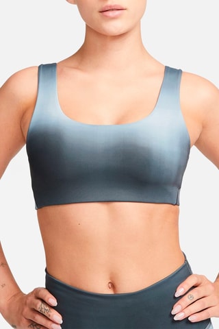 Brassière dip and dye Alate All U - Noir et gris