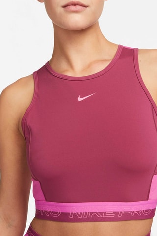 Brassière d’entraînement Nike Pro - Violet et rose