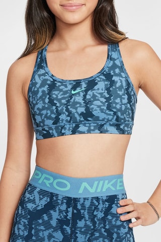 Brassière de fitness réversible Swoosh - Bleu - Nike