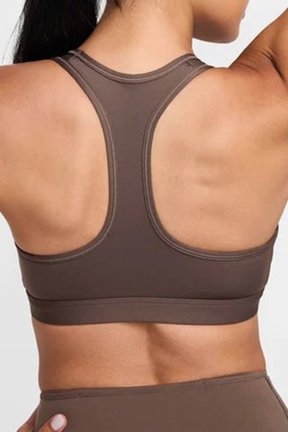 Brassière d’entraînement ampliforme Swoosh Medium Support - Marron - Nike