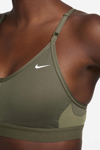 Brassière d’entraînement push-up Indy - Kaki - Nike