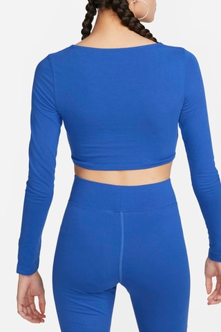 Crop top Dance long - Bleu roi