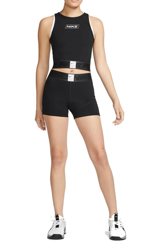 Crop top d’entrainement Nike Pro Training GRX - Noir