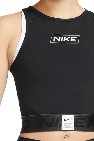 Crop top d’entrainement Nike Pro Training GRX - Noir