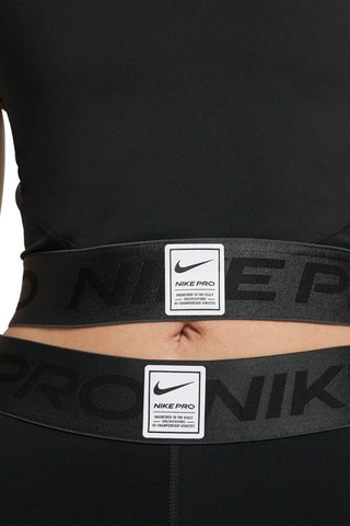 Crop top d’entrainement Nike Pro Training GRX - Noir