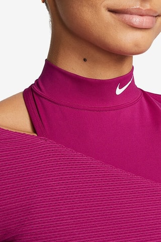Crop top bi-matière Nike Naomi - Fuchsia
