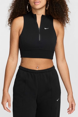Crop top sans manches Chill Terry - Noir - Nike