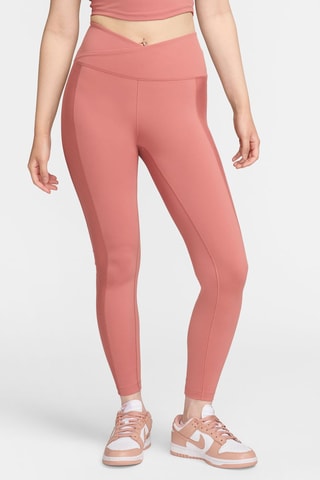 Legging de fitness 7/8 taille haute One Wrap - Rose - Nike