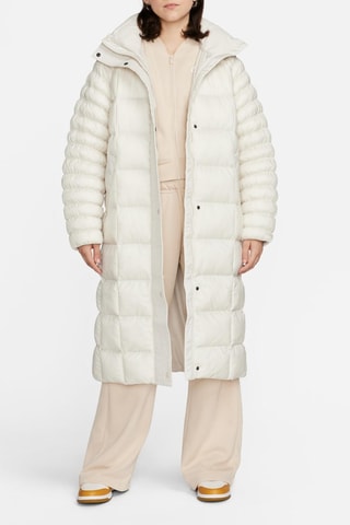 Doudoune longue Nike Prima - Marron