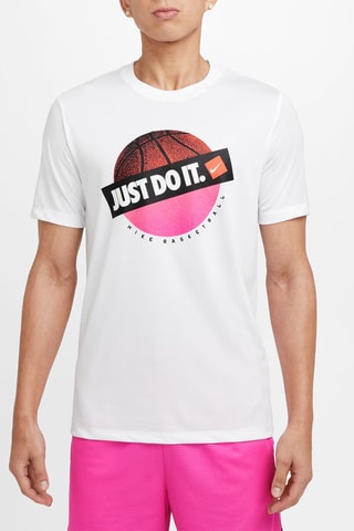 T-shirt regular de basketball - Blanc - Nike