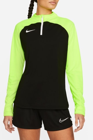 T-shirt de football Academy Pro - Noir et vert