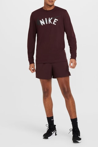 T-shirt regular de fitness - Bordô - Nike