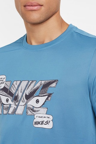 T-shirt regular de fitness - Azul - Nike