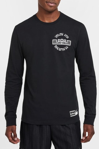 T-shirt regular de basquetebol LeBron James - Preto - Nike