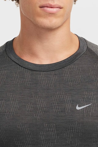 T-shirt de running en laine Division - Gris - Nike