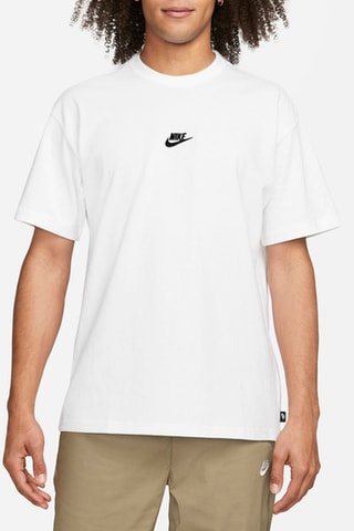 T-shirt oversize en coton biologique Nike Premium - Blanc