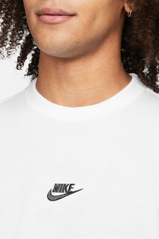 T-shirt oversize en coton biologique Nike Premium - Blanc