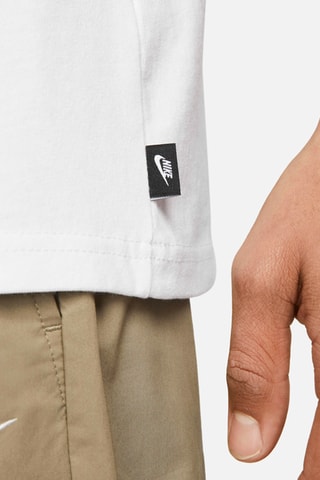 T-shirt oversize en coton biologique Nike Premium - Blanc
