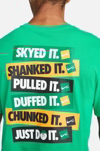 T-shirt de golfe Nike Verde