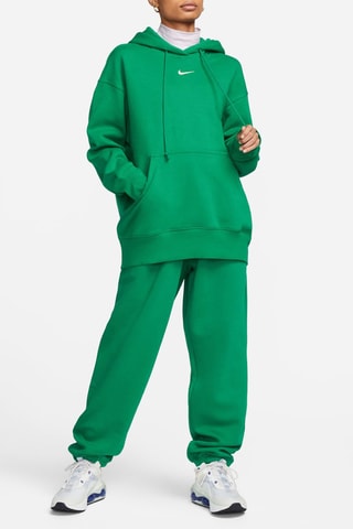 Sweat oversize polaire à capuche Phoenix - Vert clair - Nike