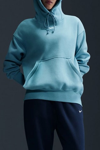 Sweat oversize polaire à capuche Phoenix - Turquoise - Nike