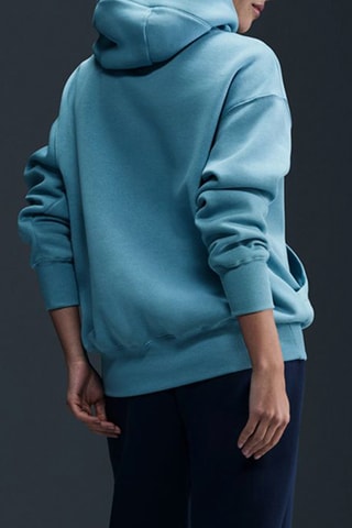 Sweat oversize polaire à capuche Phoenix - Turquoise - Nike