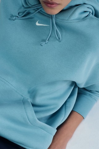 Sweat oversize polaire à capuche Phoenix - Turquoise - Nike