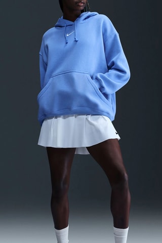 Sweat oversize polaire à capuche Phoenix - Ciel - Nike