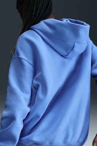 Sweat oversize polaire à capuche Phoenix - Ciel - Nike