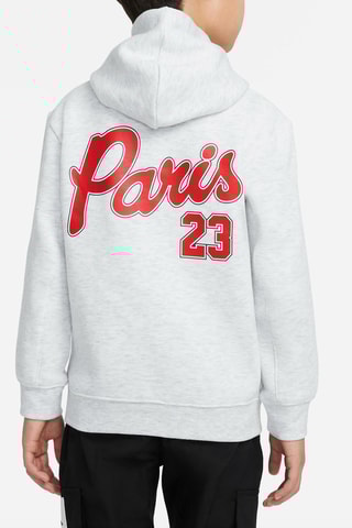 Sweat à capuche de basketball polaire Paris Saint-Germain - Gris clair chiné - Jordan