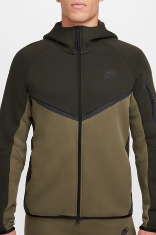 Sweat à capuche Tech - Vert olive - Nike