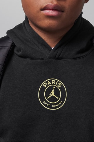 Sweat polaire à capuche de basketball Paris Saint-Germain - Noir