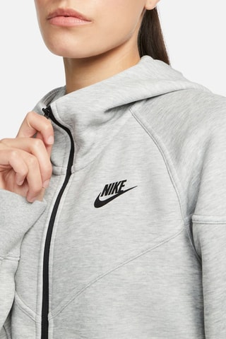 Sweat polaire à capuche Tech - Gris foncé chiné - Nike