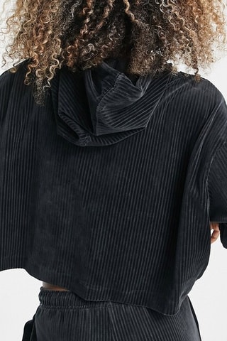 Sweat en velours - Noir
