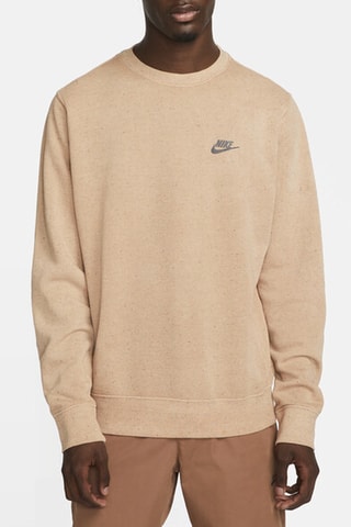 Sweat polaire Club - Marron clair chiné