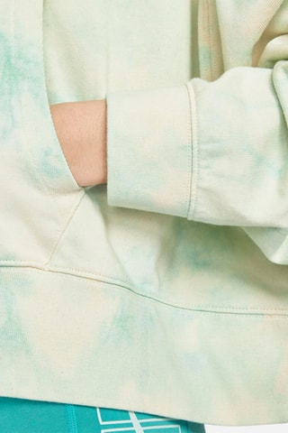 Sweat tie and dye Nike mini swoosh - Vert d'eau