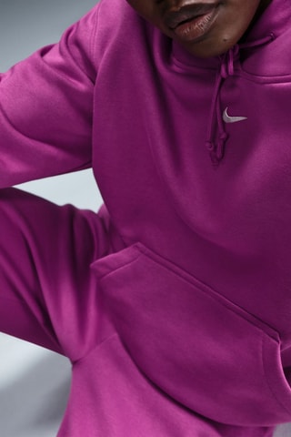 Sweat oversize polaire à capuche Phoenix - Fuchsia - Nike