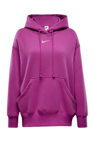 Sweat oversize polaire à capuche Phoenix - Fuchsia - Nike