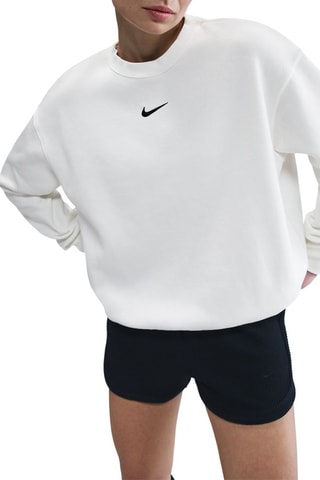 Sweat oversize polaire Phoenix - Blanc - Nike