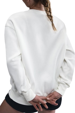 Sweat oversize polaire Phoenix - Blanc - Nike