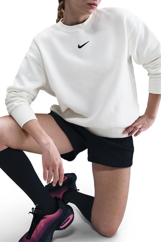 Sweat oversize polaire Phoenix - Blanc - Nike