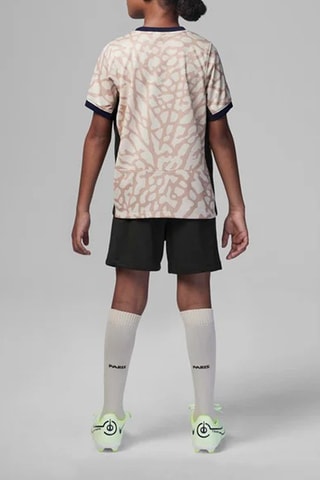 Ensemble 3 pièces de football Paris Saint-Germain 2023/24 4e tenue - Beige clair et Noir