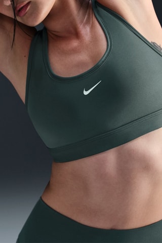 Brassière de sport - Vert foncé et blanc