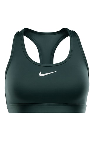 Brassière de sport push-up - Vert foncé et blanc