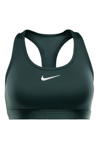Brassière de sport push-up - Vert foncé et blanc