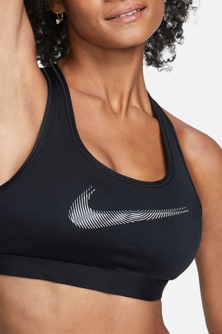 Brassière de sport push-up - Noir et gris foncé