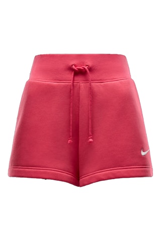 Short polaire taille haute - Rose