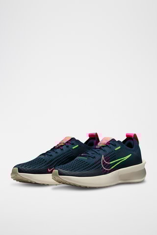 Nike Interact Run - Bleu marine et rose